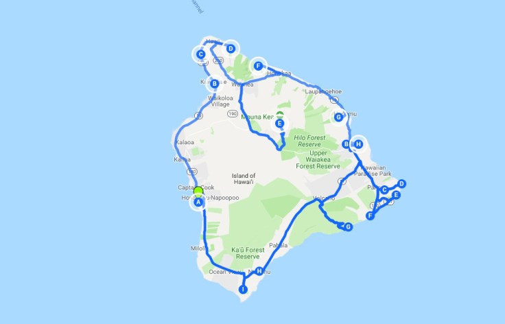 big hawaii map