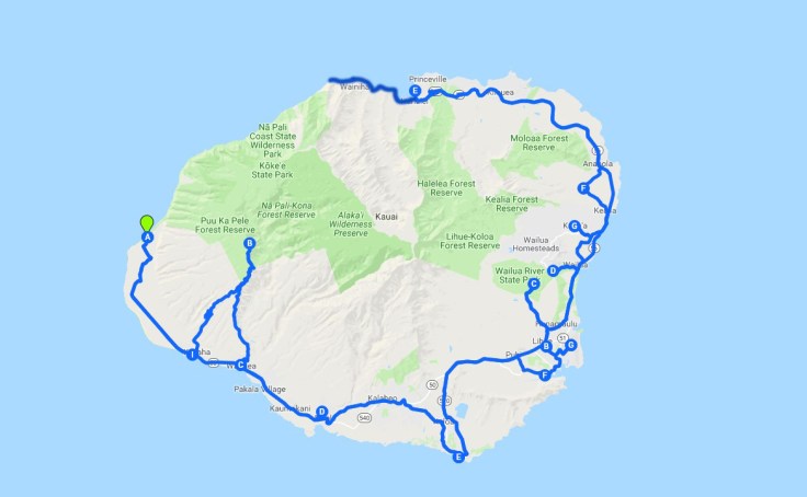 Kaui map